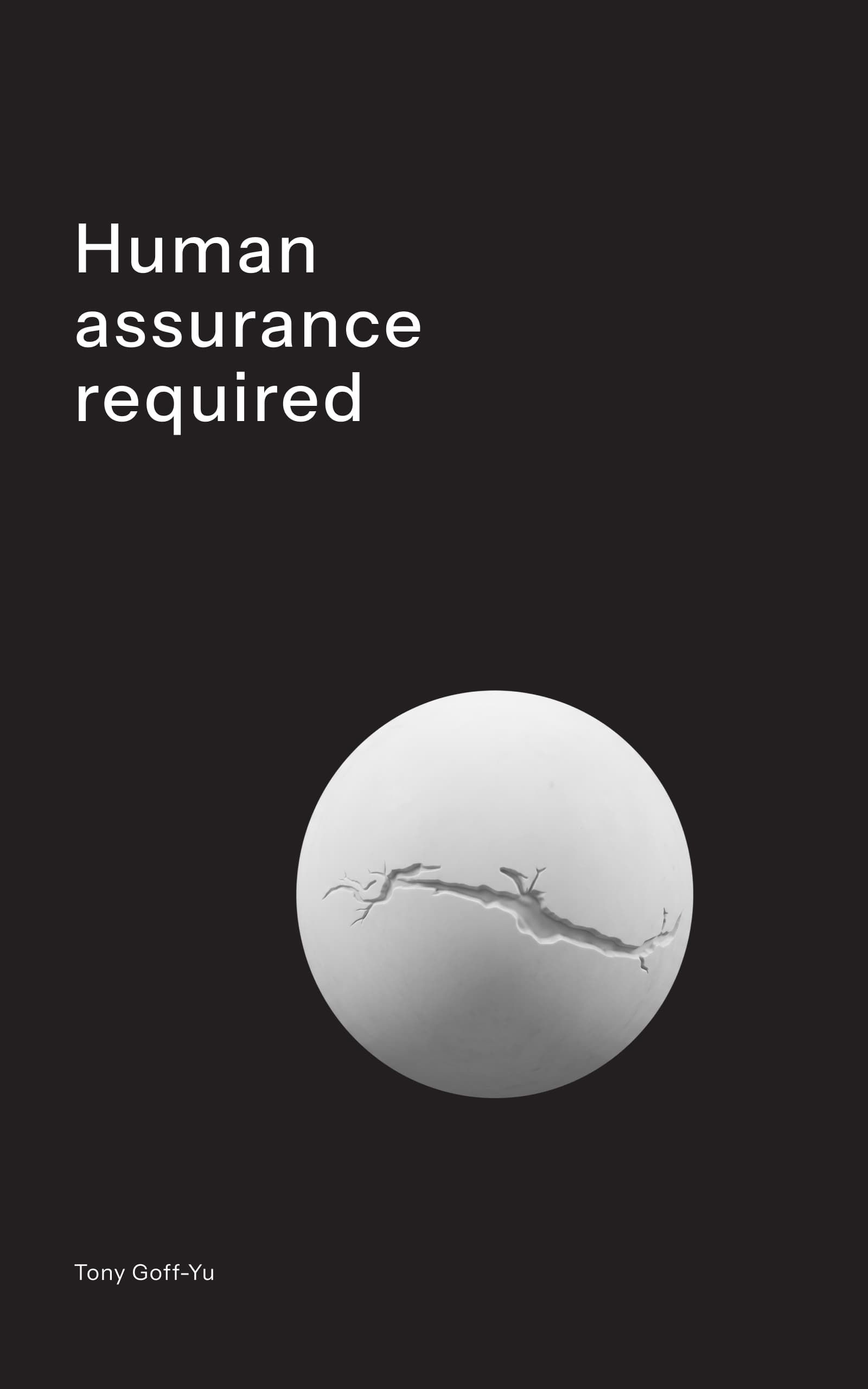Human assurance required book cover